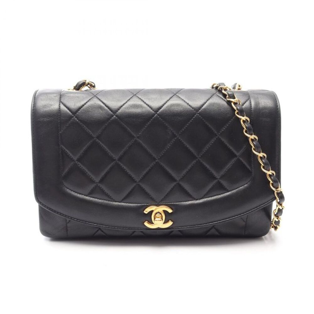 Chanel Matelasse Diana Flap Lambskin Shoulder Bag